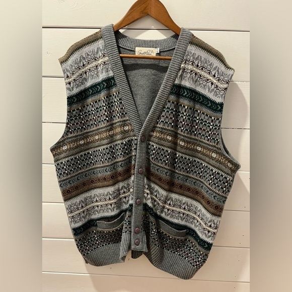 ARNOLD PALMER vintage Grandpa vest size XL - Picture 1 of 10